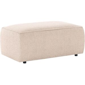Pouf Amelia Vente Unique en tissu bouclé beige - Pouf - Publicité Pouf Amelia Vente Unique en tissu bouclé beige - Pouf - Publicité