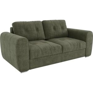 Canapé-lit vert BOLIPO 3 places - Convertible, Matelas 140 cm - Publicité Canapé-lit vert BOLIPO 3 places - Convertible, Matelas 140 cm - Publicité