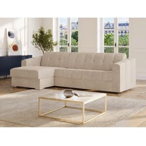 Canapé d'angle réversible Darielo - Lit 140cm, Matelas 14cm - Publicité Canapé d'angle réversible Darielo - Lit 140cm, Matelas 14cm - Publicité
