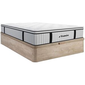 Ensemble de lit YSMÉE Naturel Clair 140x200cm avec matelas à ressorts et rangement - Publicité Ensemble de lit YSMÉE Naturel Clair 140x200cm avec matelas à ressorts et rangement - Publicité