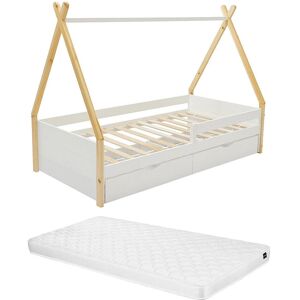 LUANCO - Cama tipi 90 x 190 cm - 90 x 190 cm - Schubladen - Bed LUANCO - Cama tipi 90 x 190 cm - 90 x 190 cm - Schubladen - Bed