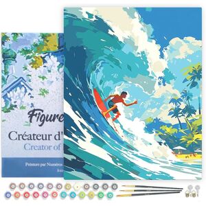 Figuredart Surf Hawaii 40x50cm - Verfset Figuredart Surf Hawaii 40x50cm - Verfset