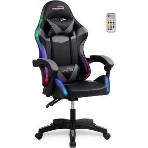 Chaise de bureau Amstrad AMS-900-LED-BK - Éclairage LED 366 effets - Publicité Chaise de bureau Amstrad AMS-900-LED-BK - Éclairage LED 366 effets - Publicité