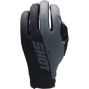 Gants de Motocross Shot Lite - Shot Race Gear - Noir Gris - Unisexe - Publicité Gants de Motocross Shot Lite - Shot Race Gear - Noir Gris - Unisexe - Publicité