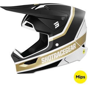 Shot Race Gear Mythic - Negro Mate M - Casco de Motocross Shot Race Gear Mythic - Negro Mate M - Casco de Motocross