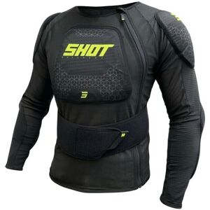 Gilet de protection Shot Airlight - Noir Jaune Néon - Publicité Gilet de protection Shot Airlight - Noir Jaune Néon - Publicité