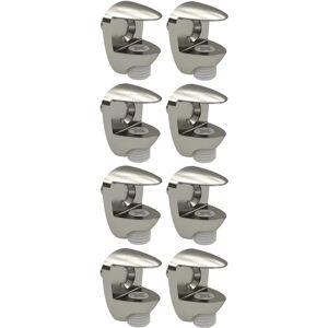 CYCLINGCOLORS 8x plankensteunen 5mm staal glas 8-10mm CYCLINGCOLORS 8x plankensteunen 5mm staal glas 8-10mm