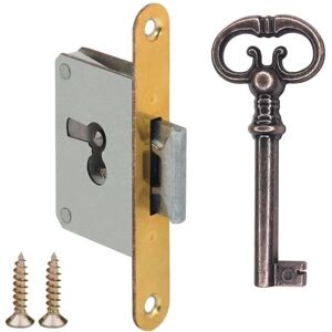 CYCLINGCOLORS Antique Furniture Left Door Lock CYCLINGCOLORS Antique Furniture Left Door Lock