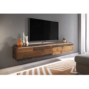 MUEBLES SLAVIC Meuble TV - Éclairage LED, Mural ou au sol, Design spacieux - Publicité MUEBLES SLAVIC Meuble TV - Éclairage LED, Mural ou au sol, Design spacieux - Publicité