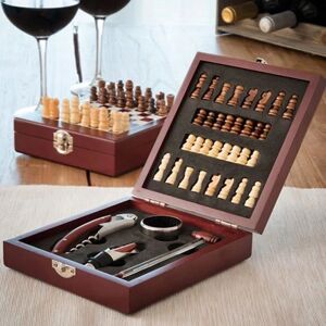 Coffret cadeau vin et échecs LG-Expro - Bordeaux - 37 pièces - Publicité Coffret cadeau vin et échecs LG-Expro - Bordeaux - 37 pièces - Publicité