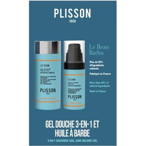 Plisson Le Beau Barbu Duo - Gel Douche & Huile à Barbe - Publicité Plisson Le Beau Barbu Duo - Gel Douche & Huile à Barbe - Publicité