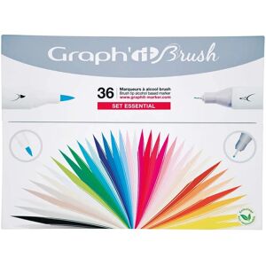 GRAPH'IT Marque Modèle - Marqueurs Multicolores - Ensemble de 36 - Art et Design - Publicité GRAPH'IT Marque Modèle - Marqueurs Multicolores - Ensemble de 36 - Art et Design - Publicité