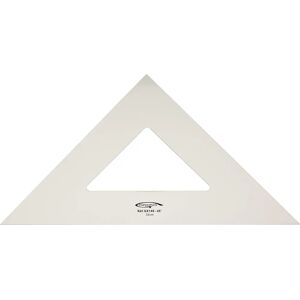 GRAPHOPLEX Équerre 45° - 3 Côtés - 32cm - Outil de Dessin Technique - Publicité GRAPHOPLEX Équerre 45° - 3 Côtés - 32cm - Outil de Dessin Technique - Publicité
