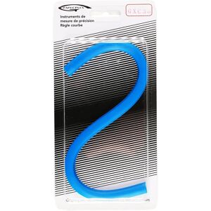GRAPHOPLEX Flexible Curved Ruler 30cm - Ruler for Technical Drawing GRAPHOPLEX Flexible Curved Ruler 30cm - Ruler for Technical Drawing