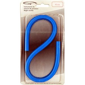 GRAPHOPLEX Flexible Curved Ruler 40cm - Ruler for Technical Drawing GRAPHOPLEX Flexible Curved Ruler 40cm - Ruler for Technical Drawing