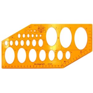 Graph'it Studygraph 35° Isometric Ellipse Stencil - Mapping & Drawing Tool Graph'it Studygraph 35° Isometric Ellipse Stencil - Mapping & Drawing Tool