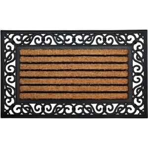 Tapis rectangulaire en coco Coral IDMAT - Fibres naturelles, Antidérapant, Intérieur/Extérieur - Publicité Tapis rectangulaire en coco Coral IDMAT - Fibres naturelles, Antidérapant, Intérieur/Extérieur - Publicité