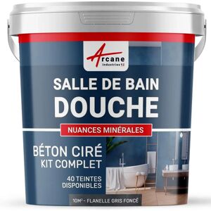 Kit microcement gris foncé Arcane Industries - Revêtement étanche - Publicité Kit microcement gris foncé Arcane Industries - Revêtement étanche - Publicité