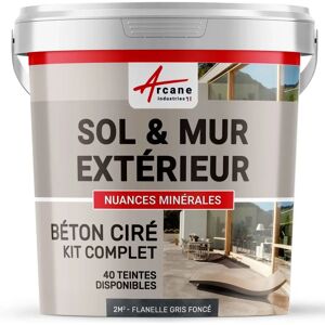 Kit béton Arcane Industries - Extérieur, 2 m², Gris - Publicité Kit béton Arcane Industries - Extérieur, 2 m², Gris - Publicité