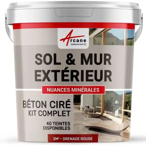 Kit béton Arcane Industries - Finition extérieure & mur - 2 m² - Publicité Kit béton Arcane Industries - Finition extérieure & mur - 2 m² - Publicité