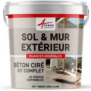 Kit béton Arcane Industries - Béton ciré extérieur pour sols, murs, terrasses, balcons, escaliers - Publicité Kit béton Arcane Industries - Béton ciré extérieur pour sols, murs, terrasses, balcons, escaliers - Publicité