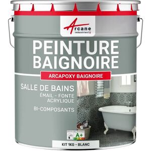 Résine Arcane Industries pour baignoire et lavabo - Blanc - 1kg - Jusqu’à 3m² - Publicité Résine Arcane Industries pour baignoire et lavabo - Blanc - 1kg - Jusqu’à 3m² - Publicité
