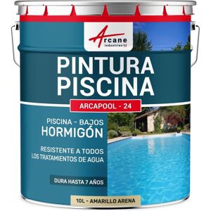 Peinture pour piscines Arcane Industries - 10L Jaune Sable - RAL 1002 - Revêtement piscine en béton - Publicité Peinture pour piscines Arcane Industries - 10L Jaune Sable - RAL 1002 - Revêtement piscine en béton - Publicité