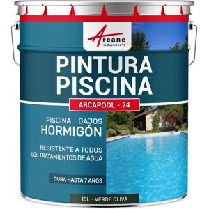 Peinture pour piscines Arcane Industries - Vert Olive - 10L - Pour béton et piscines - Publicité Peinture pour piscines Arcane Industries - Vert Olive - 10L - Pour béton et piscines - Publicité