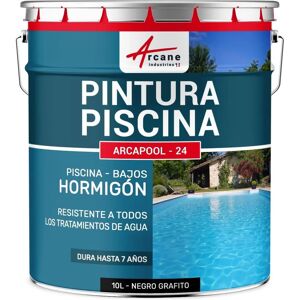 Peinture pour piscine Arcane Industries - Noir graphite - 10L - Béton - Publicité Peinture pour piscine Arcane Industries - Noir graphite - 10L - Béton - Publicité