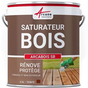 Teinture pour bois Arcabois SB - Mahogany - Huiles Naturelles - Protection Extérieure - Publicité Teinture pour bois Arcabois SB - Mahogany - Huiles Naturelles - Protection Extérieure - Publicité