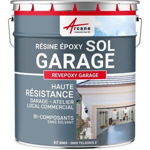 Arcane Industries Revepoxy Garage - 5 kg, Gris 2, RAL 7046, Peinture époxy pour sol - Publicité Arcane Industries Revepoxy Garage - 5 kg, Gris 2, RAL 7046, Peinture époxy pour sol - Publicité