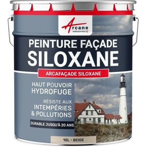 Peinture façade siloxane Arcane Industries - Beige - 10L, 60m² Couverture - Publicité Peinture façade siloxane Arcane Industries - Beige - 10L, 60m² Couverture - Publicité