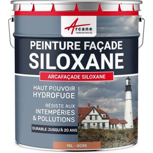 Peinture extérieure siloxane ocre d'Arcane Industries - Durable, Hydrofuge, 20 Ans de Protection - Publicité Peinture extérieure siloxane ocre d'Arcane Industries - Durable, Hydrofuge, 20 Ans de Protection - Publicité