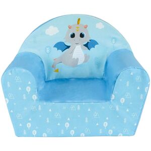 Sillón Fun House LEON LE DRAGON Azul Espuma - Armchair Sillón Fun House LEON LE DRAGON Azul Espuma - Armchair