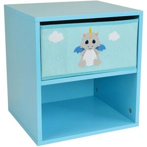 Szafka nocna Fun House LEON THE DRAGON - Szafka nocna, 36x33x30 cm, Niebieski Szafka nocna Fun House LEON THE DRAGON - Szafka nocna, 36x33x30 cm, Niebieski
