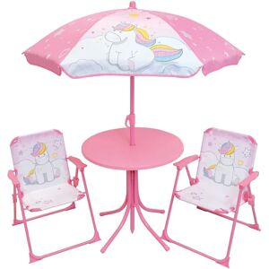 Zestaw Mebli Ogrodowych Jednorożec - 2 Krzesła, Stół, Parasol Zestaw Mebli Ogrodowych Jednorożec - 2 Krzesła, Stół, Parasol