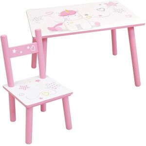 Fun House Eenhoorn Kinder Tafel en Stoel Set Fun House Eenhoorn Kinder Tafel en Stoel Set