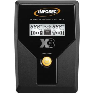 Infosec X3 500 - Onduleur interactif avec LCD - Publicité Infosec X3 500 - Onduleur interactif avec LCD - Publicité