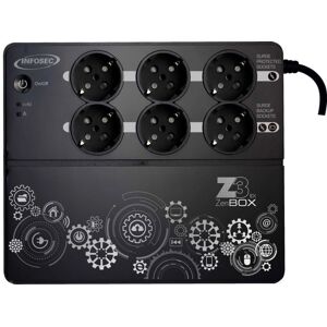 Infosec Z3 Zenergy Box 700 8 Schuko UPS - Alimentation sans interruption - Publicité Infosec Z3 Zenergy Box 700 8 Schuko UPS - Alimentation sans interruption - Publicité