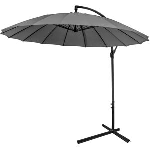 Parasol déporté Alizé Pagode 3m en aluminium & fibre de verre - Publicité Parasol déporté Alizé Pagode 3m en aluminium & fibre de verre - Publicité