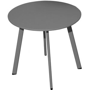 PERAGASHOP Table Massai en acier anthracite Ø50CM - Publicité PERAGASHOP Table Massai en acier anthracite Ø50CM - Publicité