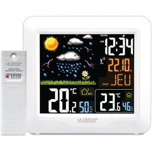 LA CROSSE TECHNOLOGY WS6820 - Station météo - Écran LCD couleur - Blanc LA CROSSE TECHNOLOGY WS6820 - Station météo - Écran LCD couleur - Blanc