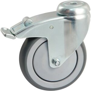 AVL Modèle 550893O - Roue Pivotante avec Frein - Caoutchouc 125mm - 100kg - Publicité AVL Modèle 550893O - Roue Pivotante avec Frein - Caoutchouc 125mm - 100kg - Publicité