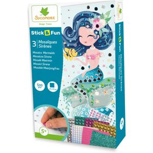 Mosaïques pour enfants Mermaids - Stick & Fun - Jeu créatif - Publicité Mosaïques pour enfants Mermaids - Stick & Fun - Jeu créatif - Publicité