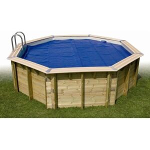 Couverture à bulles Ubbink pour piscine octogonale 8,60x4,70m - Publicité Couverture à bulles Ubbink pour piscine octogonale 8,60x4,70m - Publicité