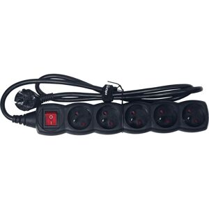 Algam Lighting MULTI-5S Multiprise 5 Prises avec Interrupteur - Publicité Algam Lighting MULTI-5S Multiprise 5 Prises avec Interrupteur - Publicité
