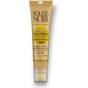Soleil Noir Soin Vitaminé SPF20 + Stick SPF30 - Duo Solaire - Publicité Soleil Noir Soin Vitaminé SPF20 + Stick SPF30 - Duo Solaire - Publicité