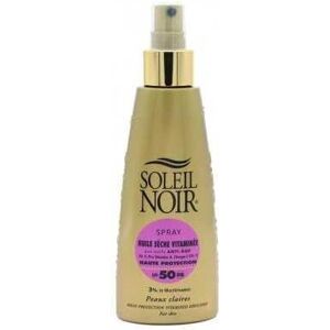 Soleil Noir SPF50 Spray Huile Sèche - Protection Solaire Peau Claire - Publicité Soleil Noir SPF50 Spray Huile Sèche - Protection Solaire Peau Claire - Publicité