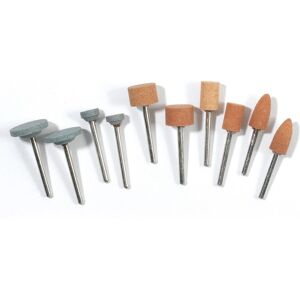 Ribimex PROMMEB Outil rotatif - 10 accessoires de meulage/affûtage Ribimex PROMMEB Outil rotatif - 10 accessoires de meulage/affûtage