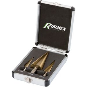 Ribitech Lot de 3 Forets Étagés - Métal, Bois, Plastique Ribitech Lot de 3 Forets Étagés - Métal, Bois, Plastique